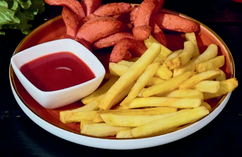 Сосиски с фри