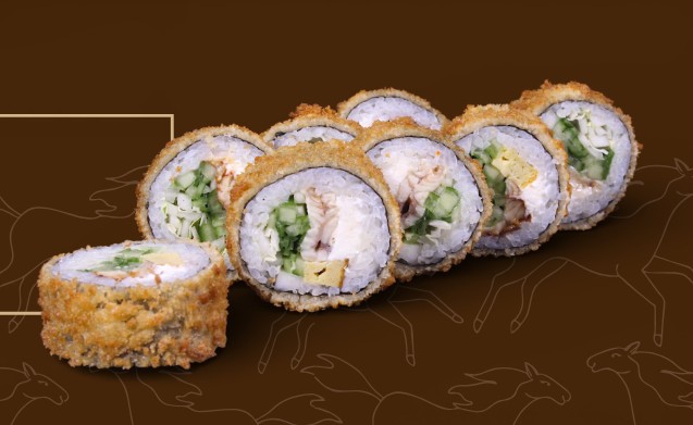 Угорь темпура 4шт