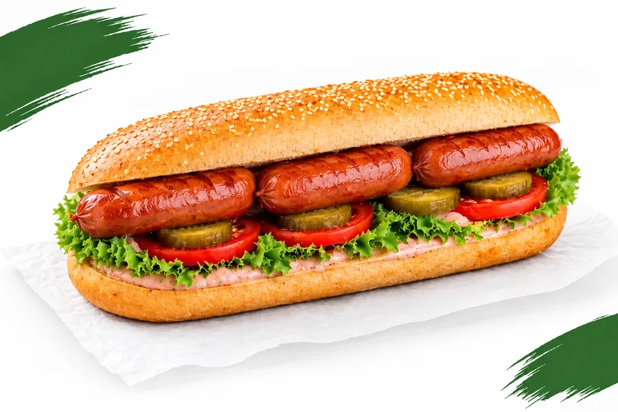 Сонвич с сосисками XL