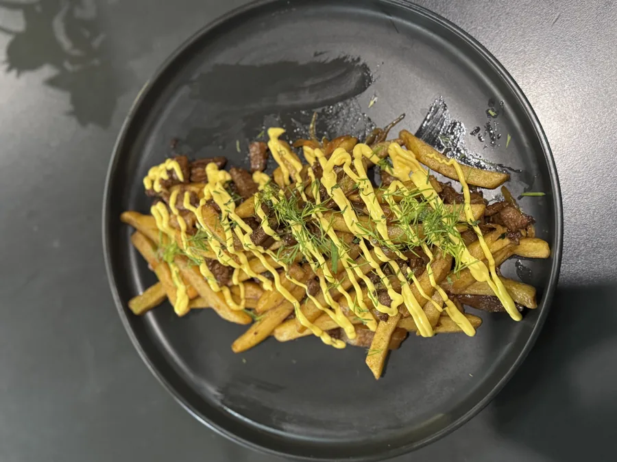 Фри с мясом говядина