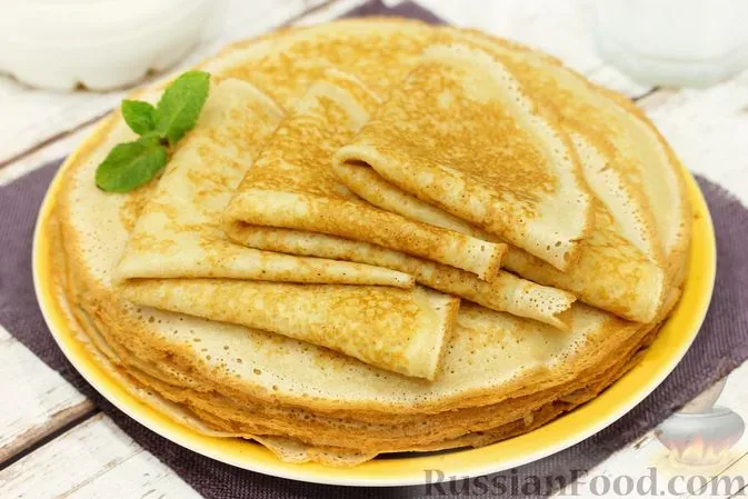 Блинчики со сметаной  1 шт