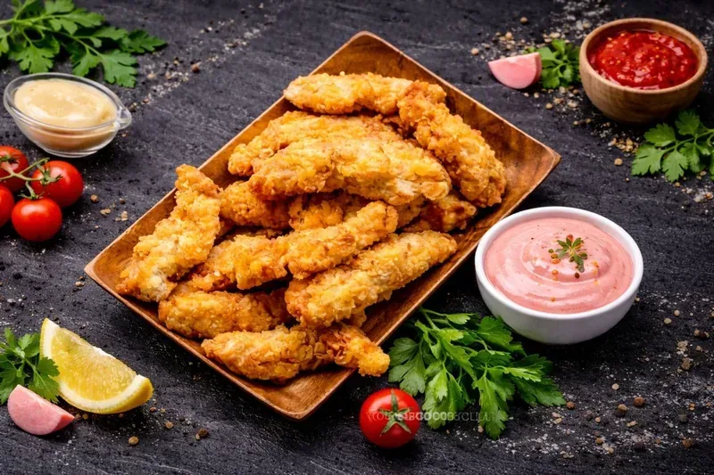 Куриные стрипсы≈6шт