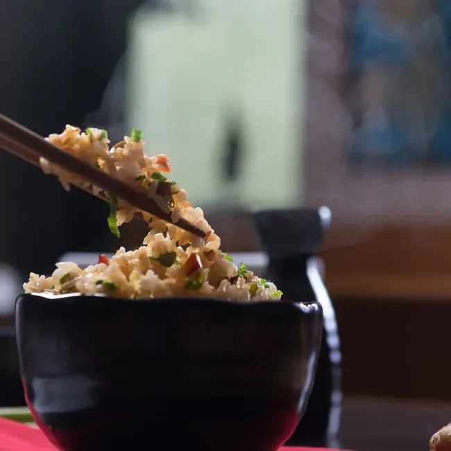 Рис на пару