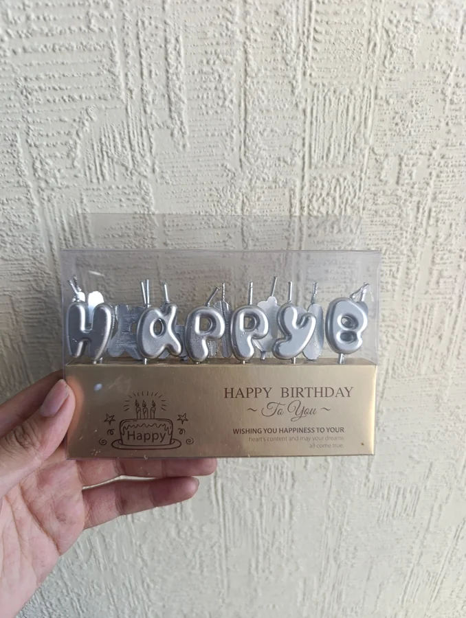 Свечка "Happy Birthday"